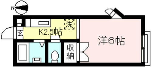 神奈川県川崎市多摩区長尾１丁目 向ヶ丘遊園駅 1K アパート 賃貸物件詳細
