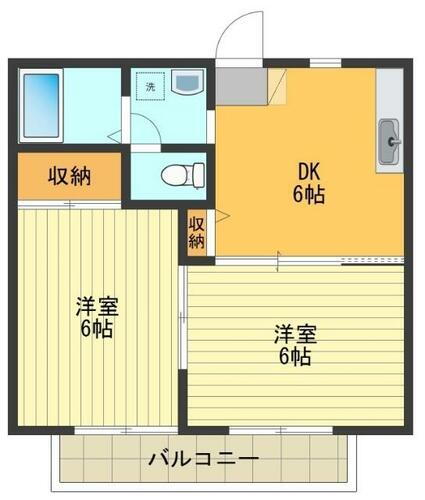 東京都昭島市大神町４丁目 昭島駅 2DK アパート 賃貸物件詳細