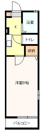 神奈川県平塚市御殿１丁目 平塚駅 1K アパート 賃貸物件詳細