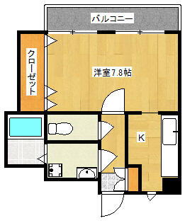 愛媛県新居浜市庄内町３丁目 新居浜駅 1K マンション 賃貸物件詳細