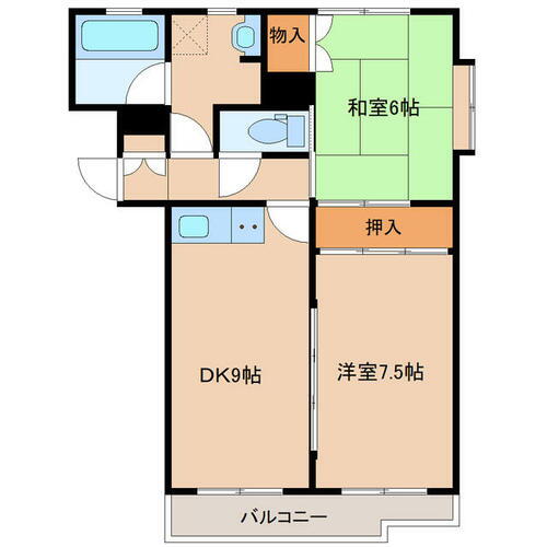 富山県射水市三ケ田町 小杉駅 2LDK マンション 賃貸物件詳細