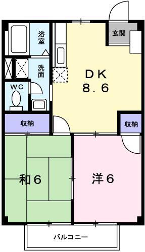 兵庫県加西市北条町横尾 北条町駅 2DK アパート 賃貸物件詳細