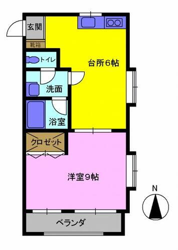 大分県大分市西大道４丁目 大分駅 1DK アパート 賃貸物件詳細