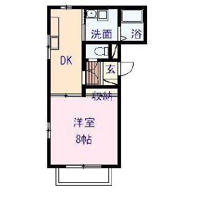 長野県上伊那郡箕輪町大字中箕輪 伊那松島駅 1DK アパート 賃貸物件詳細