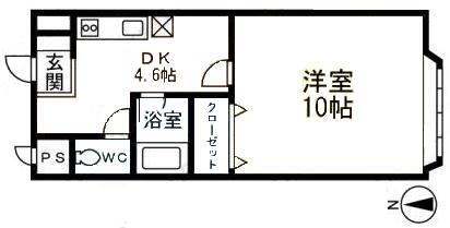 宮城県仙台市若林区一本杉町 薬師堂駅 1K アパート 賃貸物件詳細