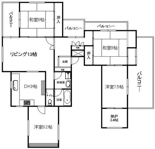 大阪府箕面市西小路５丁目 牧落駅 4SLDK マンション 賃貸物件詳細