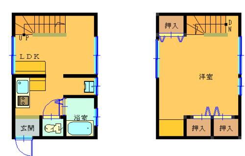 新潟県三条市横町１丁目 北三条駅 1DK アパート 賃貸物件詳細