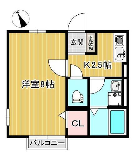千葉県千葉市花見川区幕張町４丁目 幕張駅 1K アパート 賃貸物件詳細
