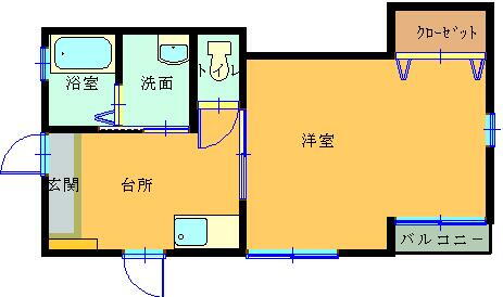 ドリーム・カム 平屋建て 1K 賃貸物件詳細