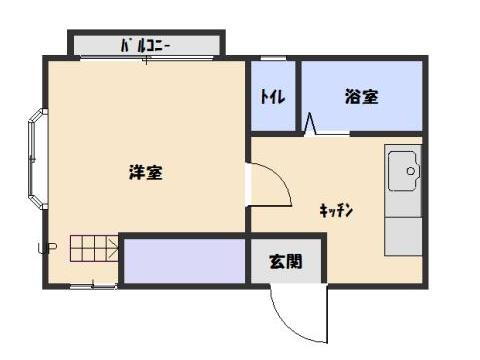 大分県杵築市大字杵築 1K アパート 賃貸物件詳細