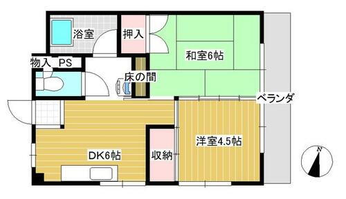 天沼マンション 2階 2DK 賃貸物件詳細