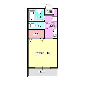 香川県高松市西ハゼ町 三条駅 1K アパート 賃貸物件詳細