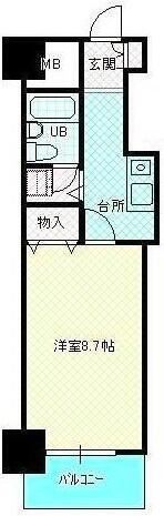 岩手県盛岡市大沢川原３丁目 盛岡駅 1K マンション 賃貸物件詳細