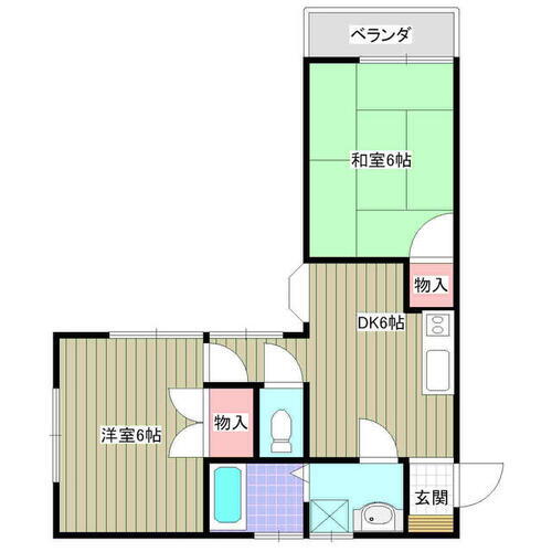 東京都あきる野市草花 東秋留駅 2DK アパート 賃貸物件詳細