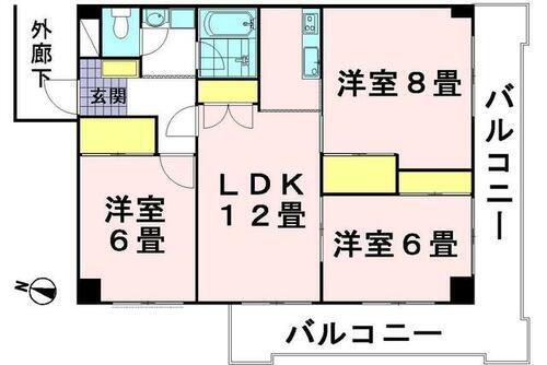 小林レジデンス 1階 3LDK 賃貸物件詳細