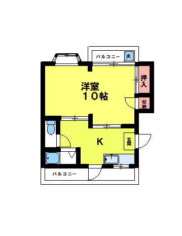 千葉県柏市旭町１丁目 柏駅 1K マンション 賃貸物件詳細
