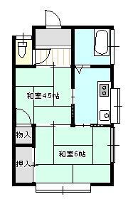 岩手県盛岡市西青山３丁目 2K アパート 賃貸物件詳細