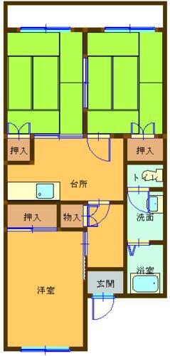 たちばなビル 4階 3DK 賃貸物件詳細