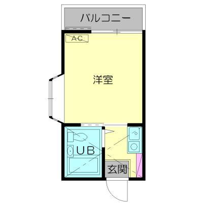 神奈川県横浜市港北区篠原西町 白楽駅 ワンルーム アパート 賃貸物件詳細