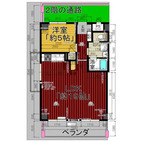 神奈川県小田原市扇町４丁目 井細田駅 1LDK マンション 賃貸物件詳細