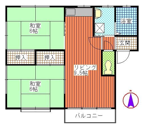 宮城県仙台市泉区七北田字町 泉中央駅 2LDK アパート 賃貸物件詳細