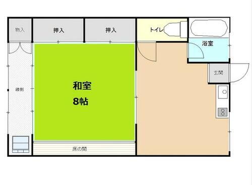 栄光アパート 2階 1DK 賃貸物件詳細