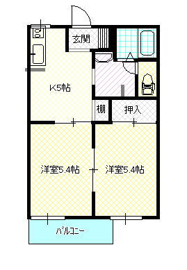 岩手県盛岡市月が丘３丁目 青山駅 2DK アパート 賃貸物件詳細