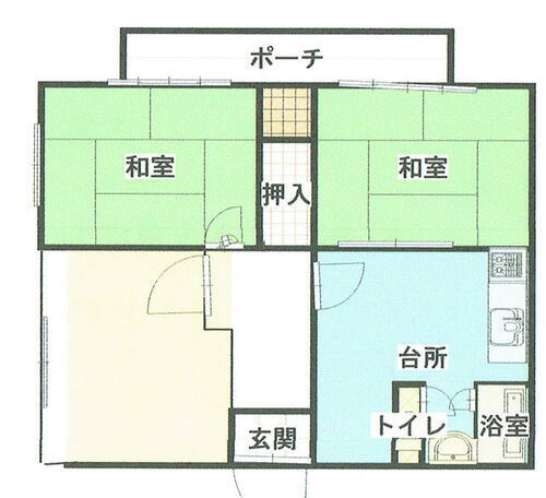 熊本県熊本市東区保田窪本町 東海学園前駅 3DK アパート 賃貸物件詳細