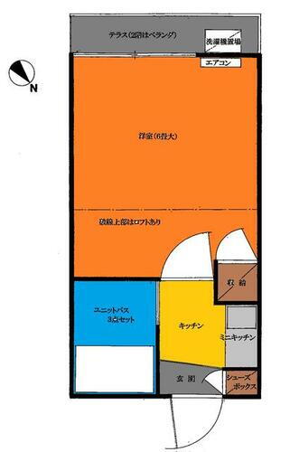 埼玉県蕨市塚越２丁目 蕨駅 1K アパート 賃貸物件詳細