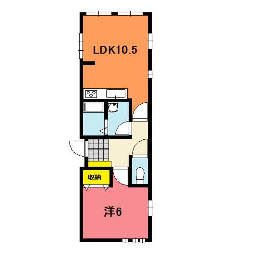 山形県山形市南栄町３丁目 山形駅 1LDK アパート 賃貸物件詳細