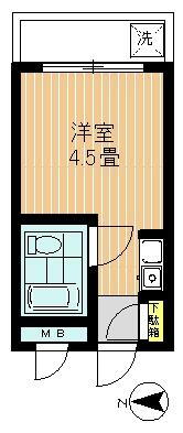 レスポワール南馬込 4階 ワンルーム 賃貸物件詳細