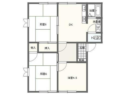 茨城県日立市川尻町７丁目 築33年9ヶ月 2階建