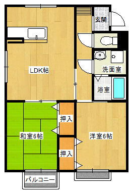 福島県福島市北沢又字下稲荷川原 上松川駅 2LDK アパート 賃貸物件詳細