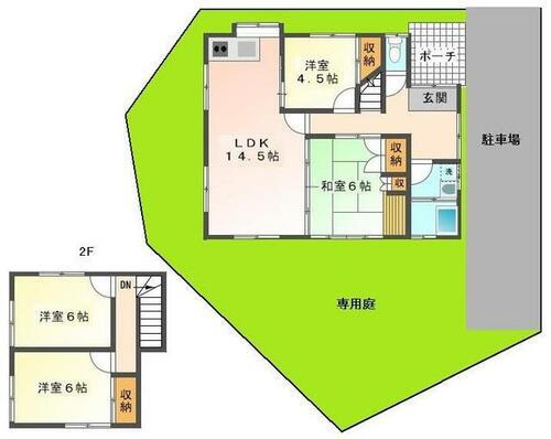 広島県広島市佐伯区杉並台 4LDK 一戸建て 賃貸物件詳細