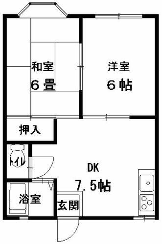 神奈川県三浦市南下浦町上宮田 津久井浜駅 2DK アパート 賃貸物件詳細