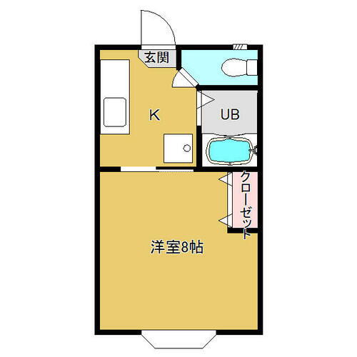 福島県郡山市富久山町福原字陣場 1K アパート 賃貸物件詳細