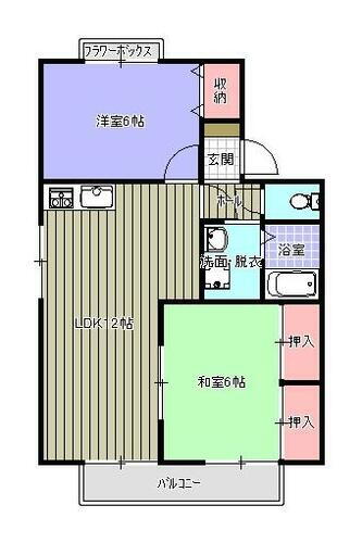 福岡県北九州市若松区高須北１丁目 折尾駅 2LDK アパート 賃貸物件詳細