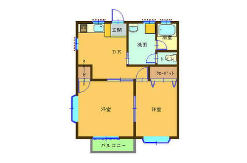 鹿児島県霧島市隼人町姫城 日当山駅 2DK アパート 賃貸物件詳細