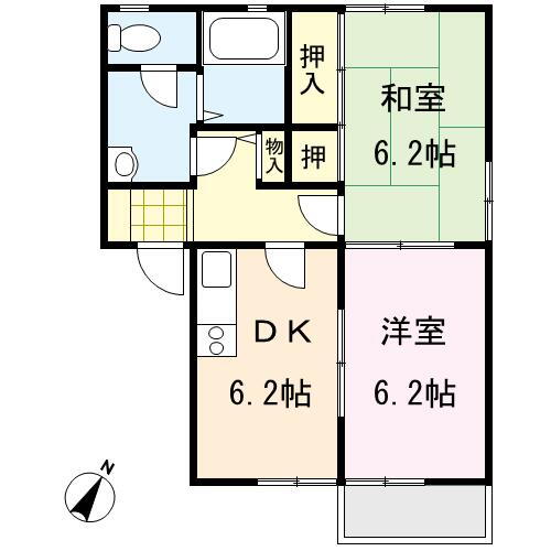 長野県東御市常田 田中駅 2DK アパート 賃貸物件詳細