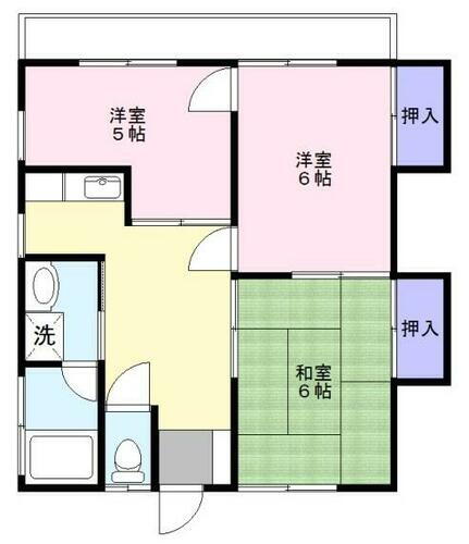 ハイツ大熊 3階 3DK 賃貸物件詳細