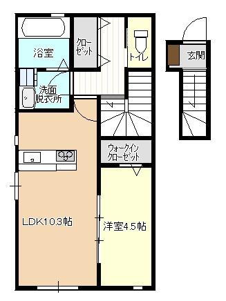 岩手県北上市常盤台４丁目 1LDK アパート 賃貸物件詳細