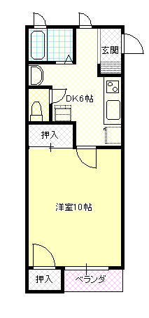 フィオーレ 2階 1K 賃貸物件詳細