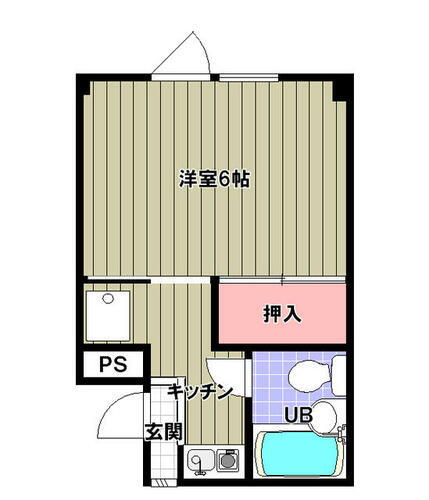 東京都府中市白糸台４丁目 武蔵野台駅 1K マンション 賃貸物件詳細