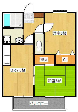 広島県福山市山手町７丁目 備後本庄駅 2DK アパート 賃貸物件詳細