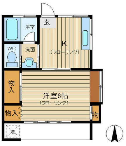 東京都日野市平山５丁目 平山城址公園駅 1K アパート 賃貸物件詳細