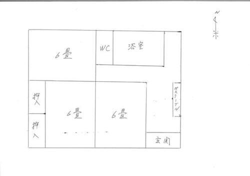 坂本貸家 平屋建て