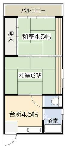 桜井アパート 2階 2K 賃貸物件詳細