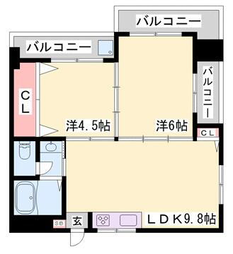 兵庫県神戸市兵庫区本町１丁目 中央市場前駅 2LDK マンション 賃貸物件詳細