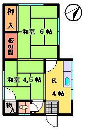 東京都北区栄町 上中里駅 2K アパート 賃貸物件詳細