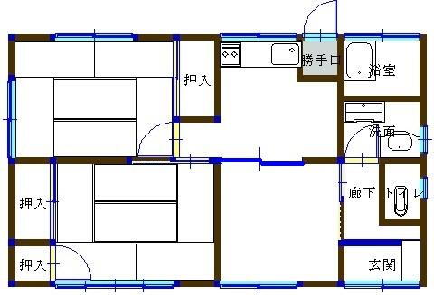  間取図（現況と間取図が異なる場合現況優先とする）